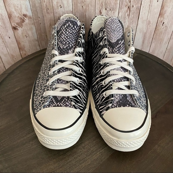 Converse‎ CTAS 70 Ox Black Egret Suede Canvas Low Sneakers Size 12 Men - Picture 2 of 10